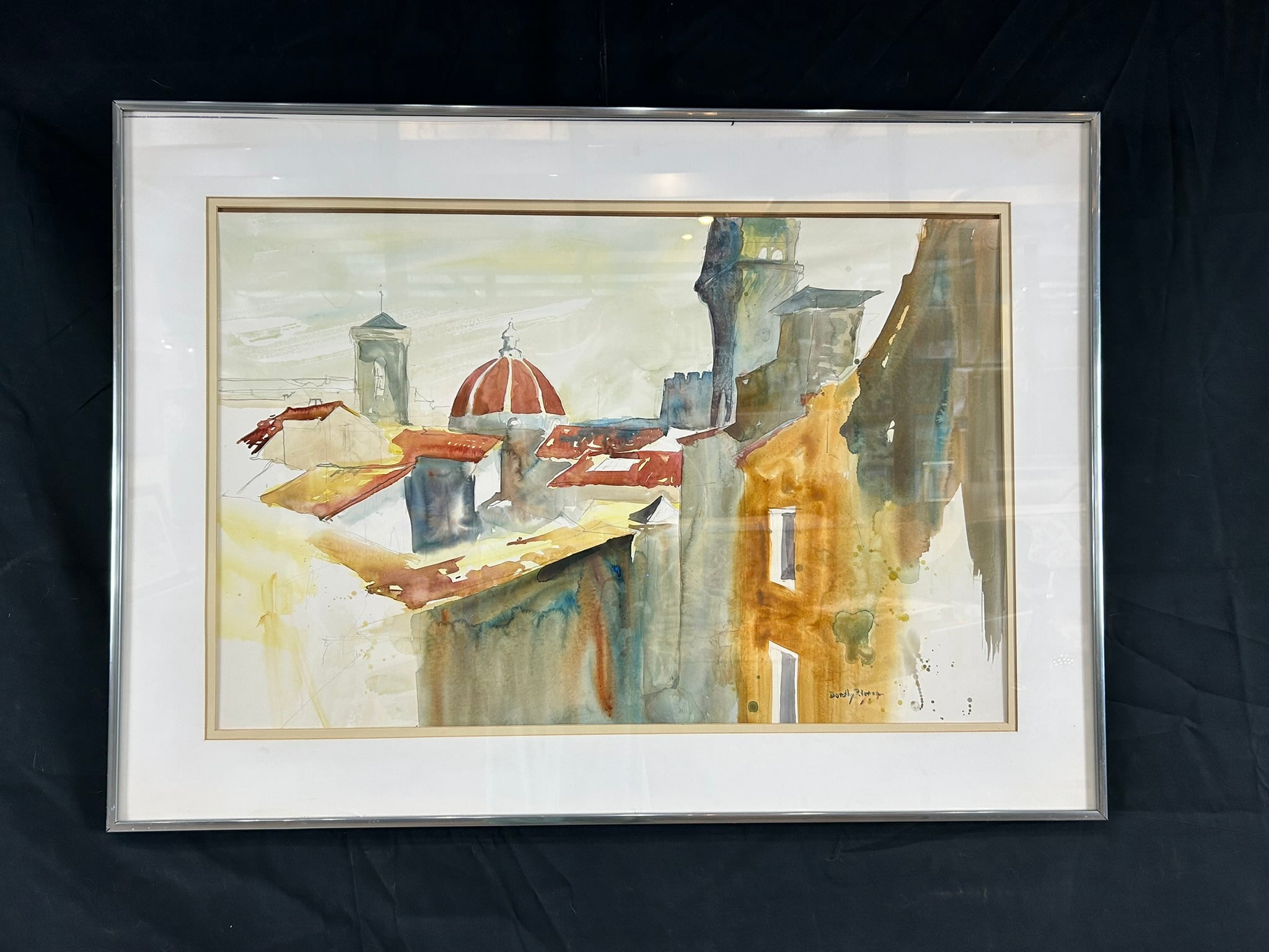European Scene – Dorothy Peterson, American, Watercolor - Image 6
