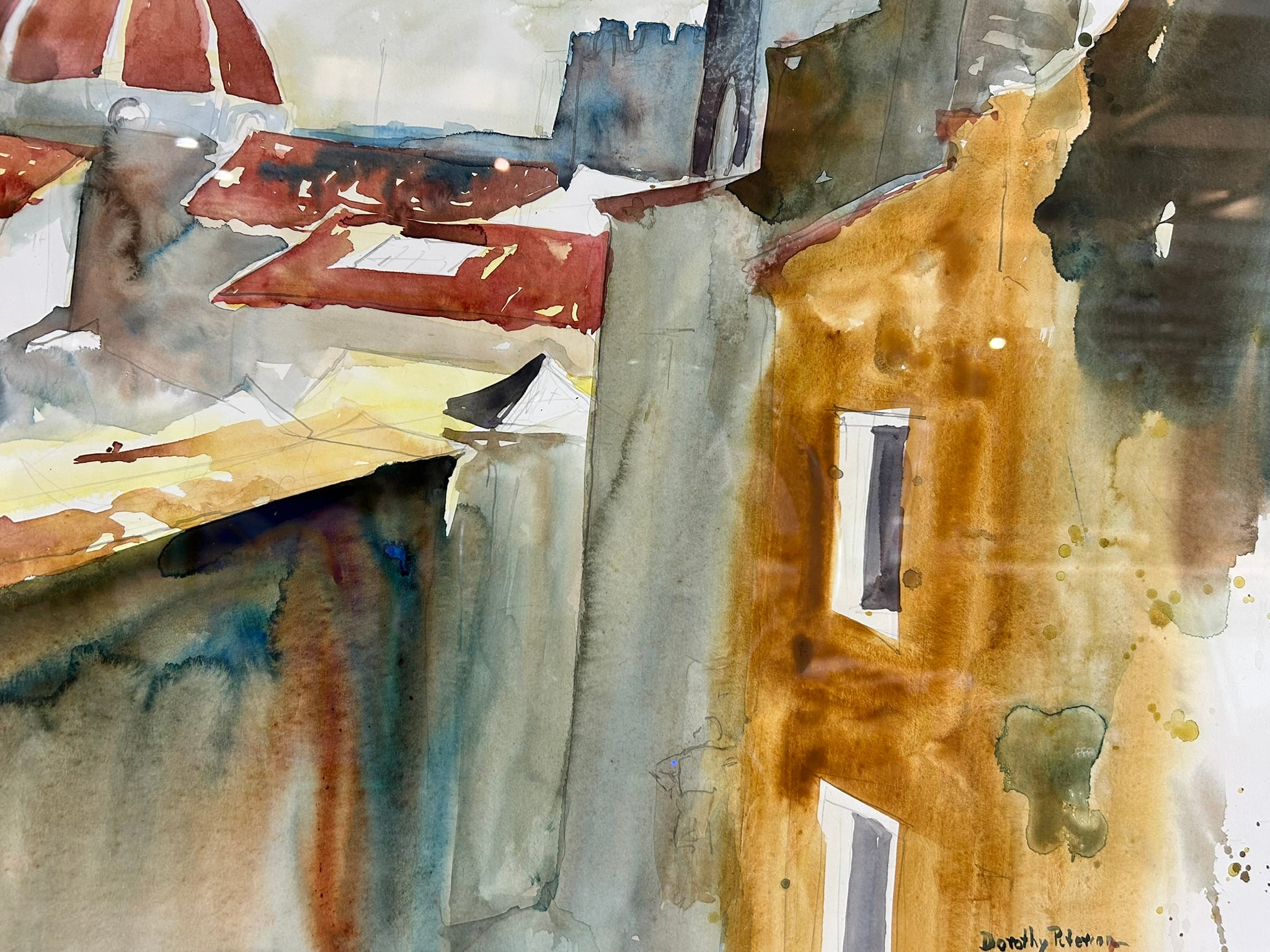 European Scene – Dorothy Peterson, American, Watercolor - Image 5