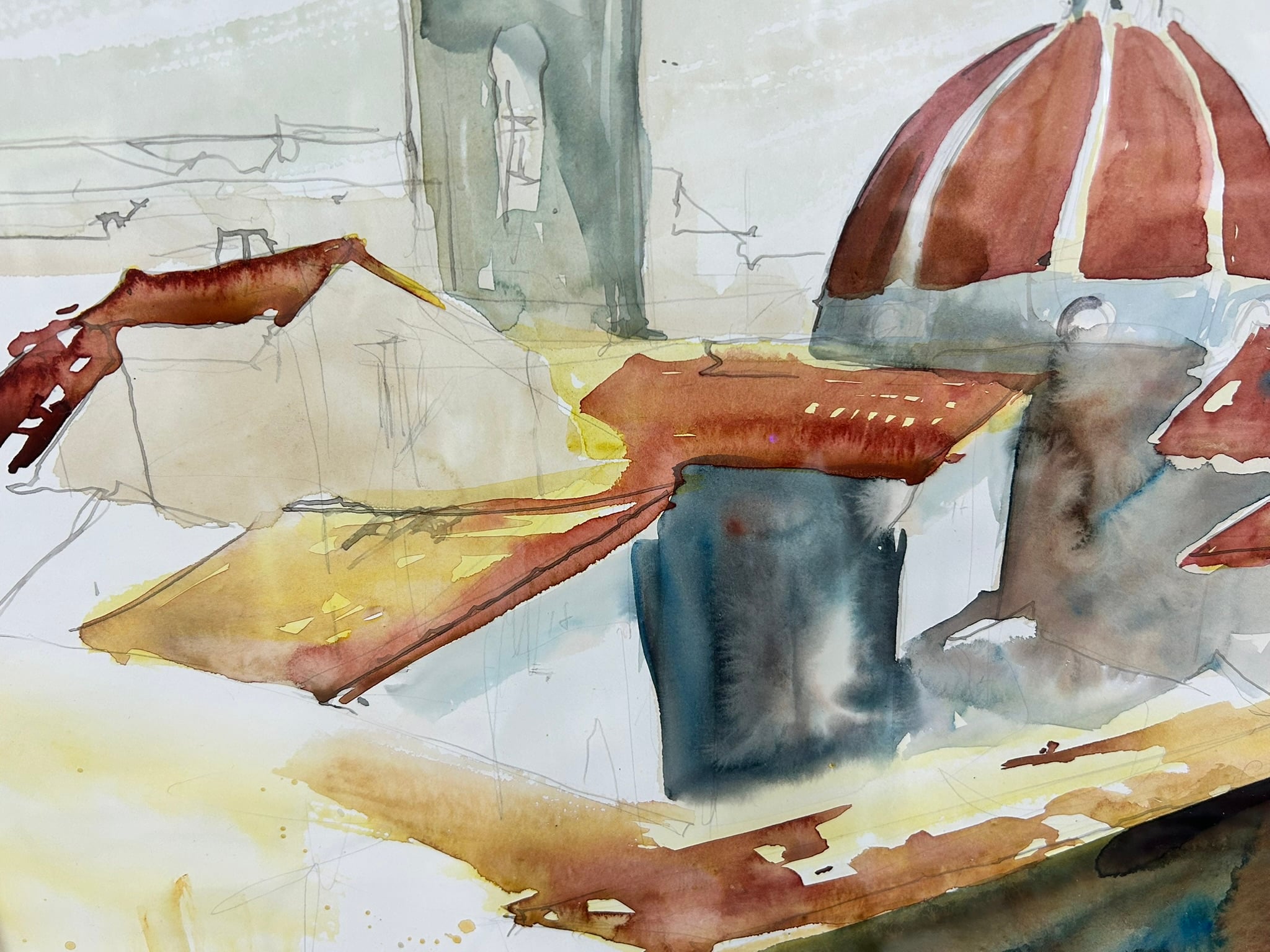 European Scene – Dorothy Peterson, American, Watercolor - Image 4