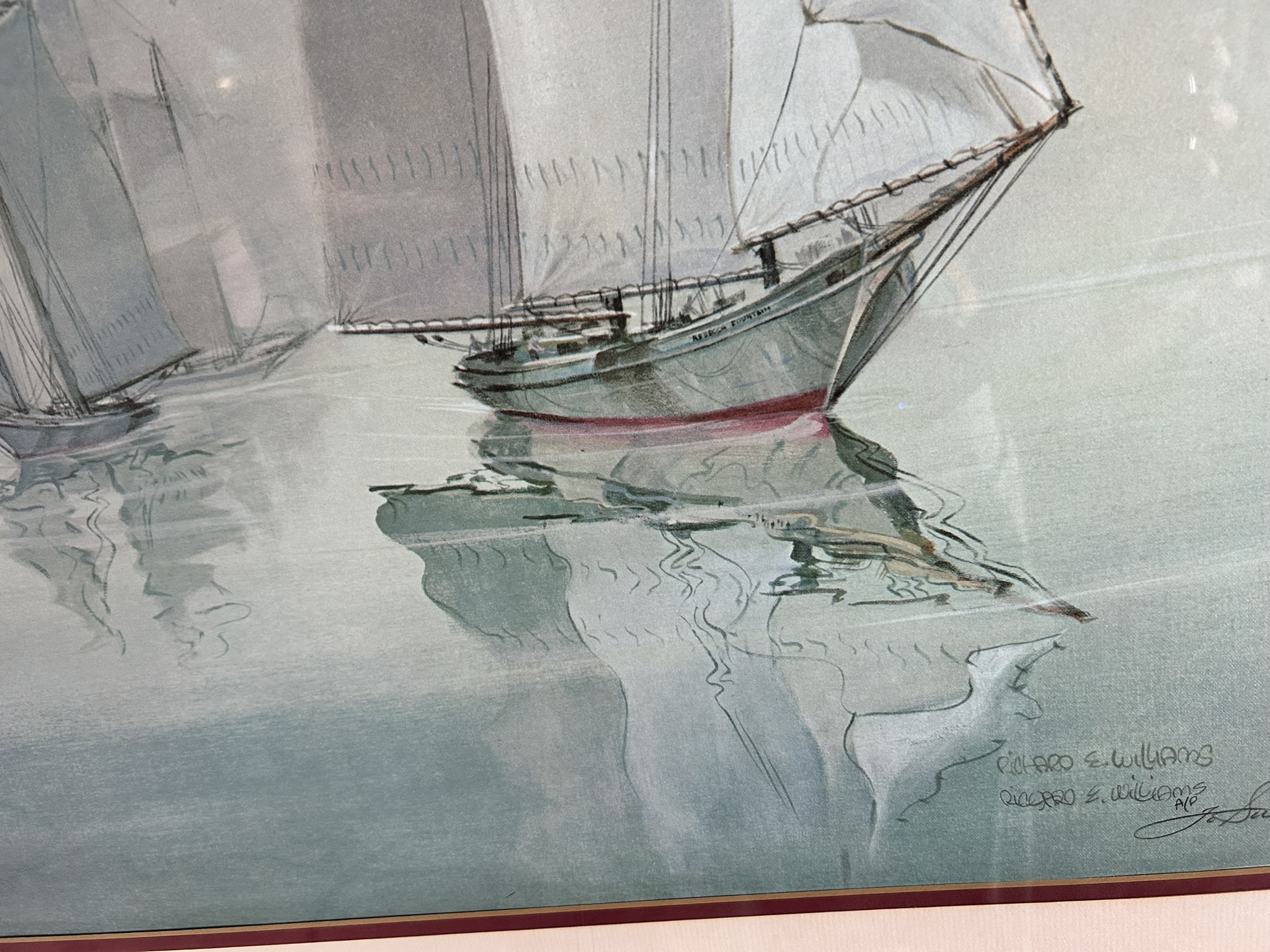 Untitled Maritime Scene – Richard E. Williams, American - Image 5
