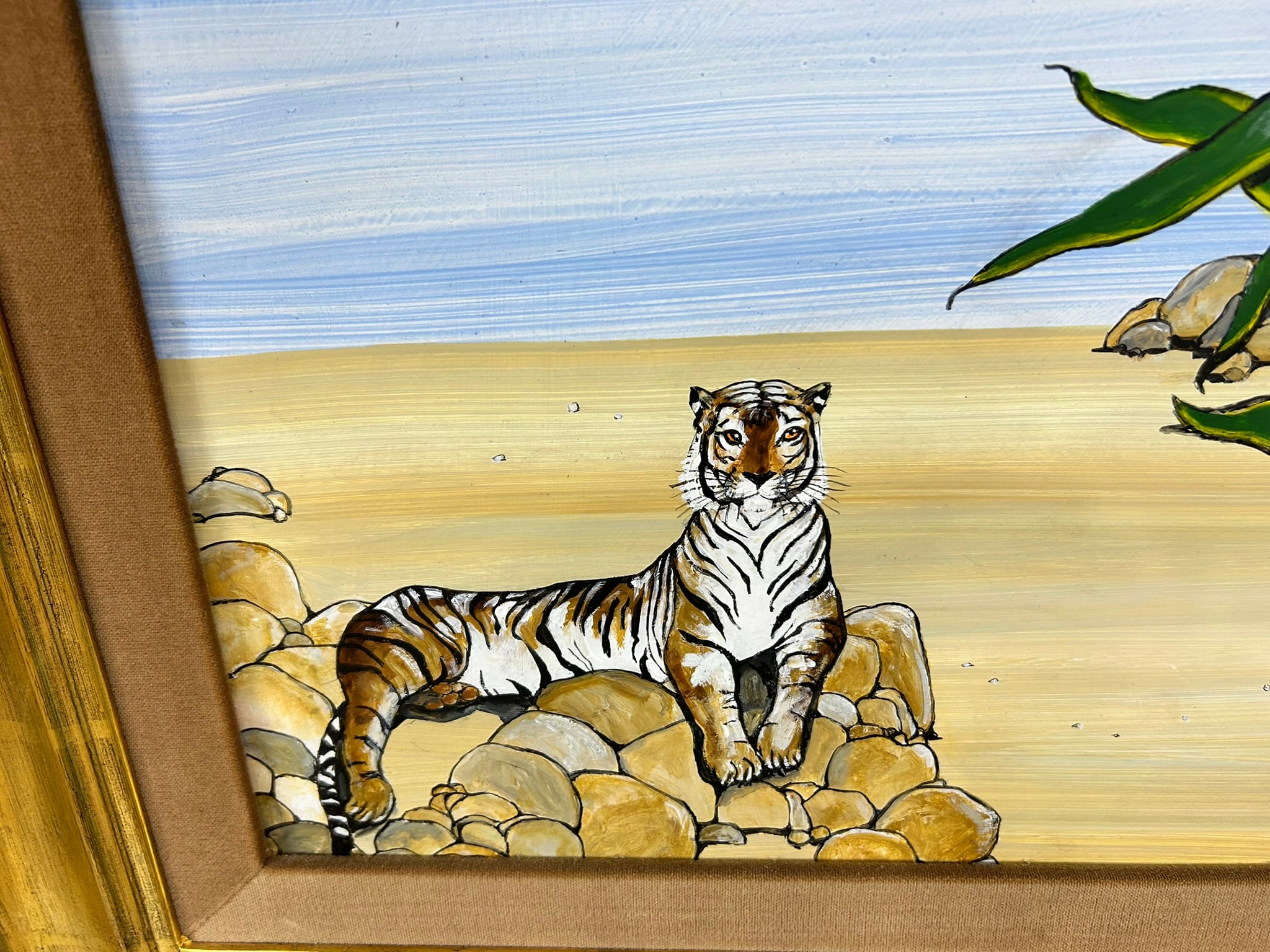 Fleur Cowles Desert Pair Oil on Canvas, 1984 Framed: 20 x28 inches Signed Lower Right